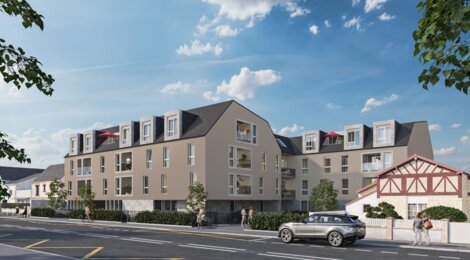 Programme immobilier neuf LES DUCS D'HARCOURT - Caen, résidence neuve à moins d'un km de la Prairie et de l'hippodrome (14000) - Référence : 14502