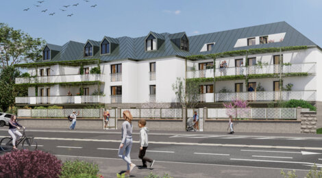 Programme immobilier neuf LES TERRASSES DE VENOIX - Caen : Résidence neuve intimiste dans le quartier de Venoix, à deux pas des commerces (14000) - Référence : 11671