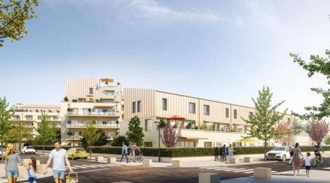 Programme immobilier neuf ATHENA -  Caen Sud : appartements neufs du studio au 5 pièces à 300m du tramway T3 (14000) - Référence : 10872