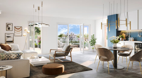 Programme immobilier neuf OZ - Cagnes-sur-Mer adresse azuréenne près des commerces (06800) - Référence : 17339