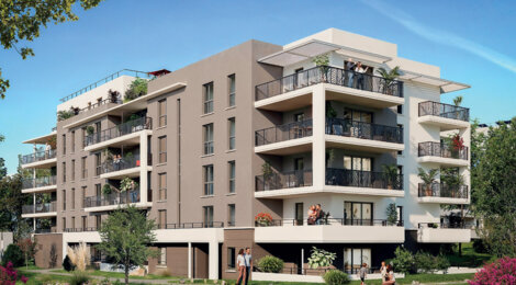 Programme immobilier neuf OZ - Cagnes-sur-Mer adresse azuréenne près des commerces (06800) - Référence : 17339