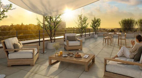Programme immobilier neuf Canebiers-Villette Résidences - Cagnes-sur-Mer appartements lumineux entre Nice et Antibes (06800) - Référence : 17655