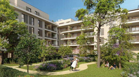 Programme immobilier neuf Canebiers-Villette Résidences - Cagnes-sur-Mer appartements lumineux entre Nice et Antibes (06800) - Référence : 17655