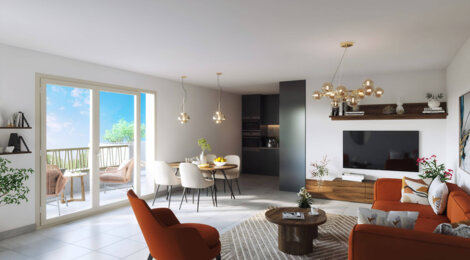Programme immobilier neuf CŒUR D'AZUR - Cagnes-sur-Mer centre à proximité des commodités (06800) - Référence : 14361
