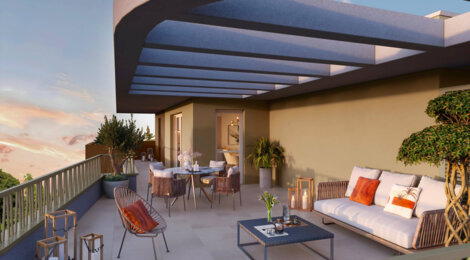 Programme immobilier neuf CŒUR D'AZUR - Cagnes-sur-Mer centre à proximité des commodités (06800) - Référence : 14361