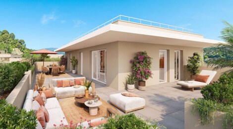 Programme immobilier neuf LES TERRASSES D 'ELLA - Cagnes-sur-Mer proche à pied de la gare (06800) - Référence : 14365