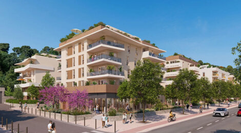 Programme immobilier neuf LES TERRASSES D 'ELLA - Cagnes-sur-Mer proche à pied de la gare (06800) - Référence : 14365