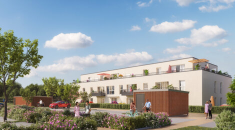Programme immobilier neuf CAGNY 1 - CAELIA - Cagny : appartements et maisons neuves à 6 min de Mondeville 2 et 15 min de Caen (14630) - Référence : 14511