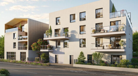 Programme immobilier neuf Les Jardins Oria - Caluire-et-Cuire dans un cadre résidentiel proche des commodités (69300) - Référence : 17001