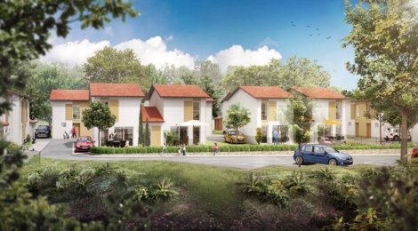 Programme immobilier neuf VERD'EA - Cambes : Maisons T3–T4 avec jardins, terrasses et abri extérieur à deux pas de la Garonne (33880) - Référence : 5760