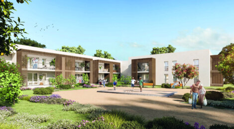 Programme immobilier neuf LES VILLAGES D'OR DE CAMBLANES ET MEYNAC - Camblanes-et-Meynac : appartements neufs séniors du 2 au 3 pièces proche du centre-ville (33360) - Référence : 14928
