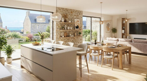 Programme immobilier neuf L'AVENTIN - Cancale à 10 min à pied des plages (35260) - Référence : 18400