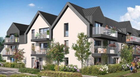 Programme immobilier neuf Istral - Cancale : appartements neufs du 2 au 4 pièces proche plage et arrêt Petite Croix (35260) - Référence : 15232