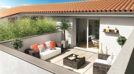 Programme immobilier neuf Alizea - Canet-en-Roussillon : 32 appartements T2–T3 avec terrasses, jardins et solariums près du centre-ville (66140) - Référence : 12414