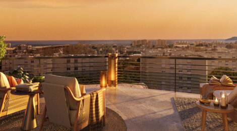 Programme immobilier neuf SUNSET FLORE - Cannes La Bocca proche des plages et de l’Estérel (06400) - Référence : 18306