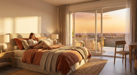 Programme immobilier neuf SUNSET FLORE - Cannes La Bocca proche des plages et de l’Estérel (06400) - Référence : 18306