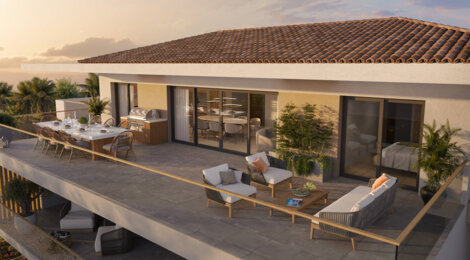 Programme immobilier neuf VILLA SAINT HONORAT - Cannes proche du Boulevard Carnot (06400) - Référence : 11542