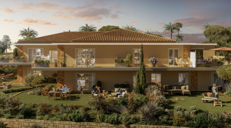 Programme immobilier neuf L'OREE DU PARC / 26 BEAUSITE - Cannes quartier Croix des Gardes à deux pas des plages (06400) - Référence : 13825