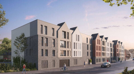 Programme immobilier neuf ESPRIT FLANDRES - Cappelle-la-Grande : Appartements T2–T3 et maisons T2–T3 avec jardin partagé, terrasses et proximité mairie (59180) - Référence : 10976