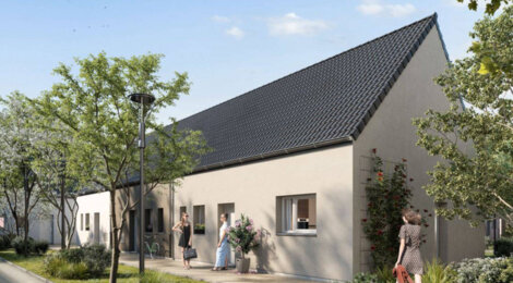 Programme immobilier neuf ESPRIT FLANDRES - Cappelle-la-Grande : Appartements T2–T3 et maisons T2–T3 avec jardin partagé, terrasses et proximité mairie (59180) - Référence : 10976
