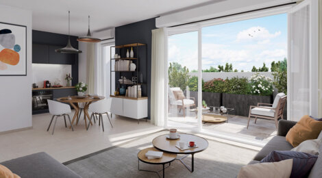 Programme immobilier neuf Domaine Lafontaine - Carbon-Blanc à proximité du centre commercial Grand Tour (33560) - Référence : 15011