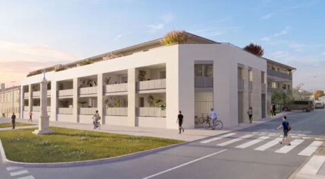 Programme immobilier neuf Terres Blanches - Carbon Blanc appartements lumineux proche Bordeaux et gare (33560) - Référence : 17608