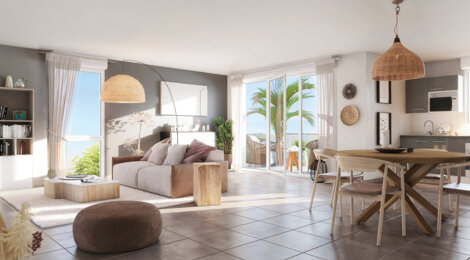 Programme immobilier neuf L'ÉCRIN BLANC - Carbon-Blanc : Appartements T2–T4 avec terrasses, loggias et proximité Bordeaux à 10 minutes (33560) - Référence : 14452