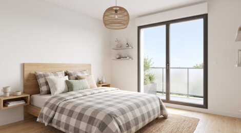 Programme immobilier neuf L'ÉCRIN BLANC - Carbon-Blanc : Appartements T2–T4 avec terrasses, loggias et proximité Bordeaux à 10 minutes (33560) - Référence : 14452