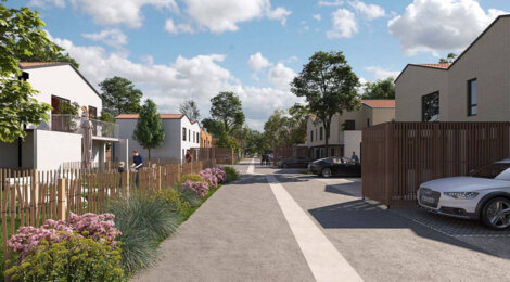 Programme immobilier neuf LES MAISONS DE ROCALYS - Phase 2 - Carbon-Blanc : maisons neuves du 3 au 5 pièces en domaine calme et vert (33560) - Référence : 7995