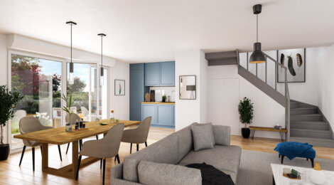 Programme immobilier neuf LES MAISONS DE ROCALYS - Phase 2 - Carbon-Blanc : maisons neuves du 3 au 5 pièces en domaine calme et vert (33560) - Référence : 7995