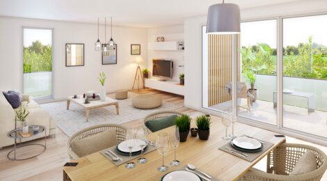 Programme immobilier neuf LA VILLA HOYA - Carcans : appartements neufs T2–T4 entre le Lac d’Hourtins et le parc du Médoc (33121) - Référence : 9233