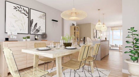 Programme immobilier neuf COEUR CARIGNAN - Carignan-de-Bordeaux : Appartements T1–T3 avec balcons, terrasses et double orientation entre ville et campagne (33360) - Référence : 4874