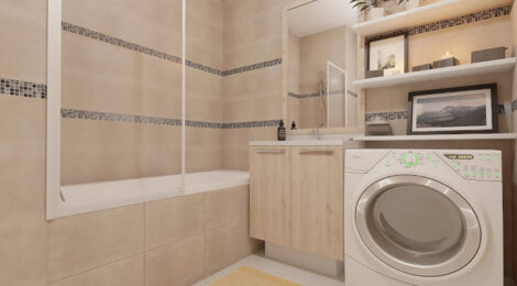 Programme immobilier neuf COEUR CARIGNAN - Carignan-de-Bordeaux : Appartements T1–T3 avec balcons, terrasses et double orientation entre ville et campagne (33360) - Référence : 4874