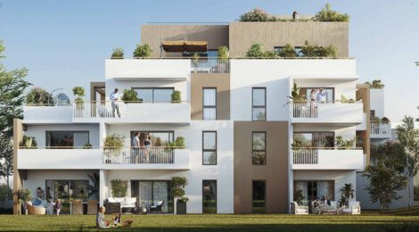 Programme immobilier neuf GFI - LE 9.18 Bâtiment D - Carquefou à 20 minutes en voiture du cœur de Nantes (44470) - Référence : 15498