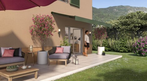 Programme immobilier neuf LE MAS DE CLERY - Carros : Appartements T2–T3 avec jardins, terrasses et RT2012 proche du centre-ville (06510) - Référence : 10762