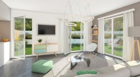 Programme immobilier neuf LE MAS DE CLERY - Carros : Appartements T2–T3 avec jardins, terrasses et RT2012 proche du centre-ville (06510) - Référence : 10762