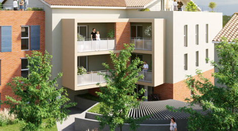 Programme immobilier neuf ROSSO - Castanet-Tolosan : maisons et appartements neufs du studio au 5 pièces sur les hauteurs (31320) - Référence : 14795