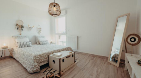 Programme immobilier neuf LES CARRÉS TOLOSAN - Castelmaurou : Maisons T4 avec terrasses, jardins et garages proche des arrêts de bus (31180) - Référence : 4639
