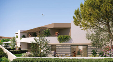 Programme immobilier neuf Villa Vinea - Castelnau-le-Lez : 7 appartements neufs du 3 au 4 pièces en quartier résidentiel proche du tram (34170) - Référence : 7646