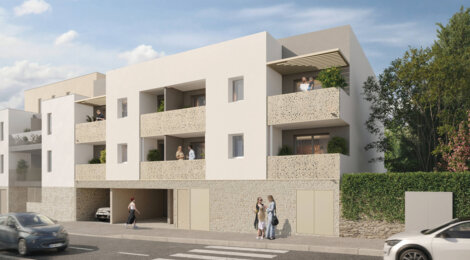 Programme immobilier neuf madeleine - Castelnau-le-Lez à deux pas des commodités et tram T2 (34170) - Référence : 9081