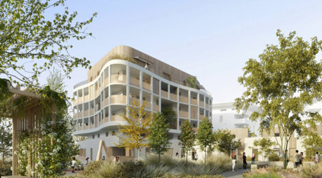Programme immobilier neuf MITHASA - Castelnau-le-Lez : appartements et villas neuves dans un écoquartier face au parc de  (34170) - Référence : 7368
