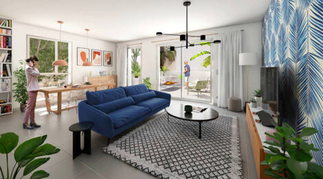 Programme immobilier neuf ALTIS - Castelnau-le-Lez : appartements neufs du 2 au 4 pièces en espace boisé à 15 min de la Comédie (34170) - Référence : 17064