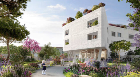 Programme immobilier neuf ALTIS - Castelnau-le-Lez : appartements neufs du 2 au 4 pièces en espace boisé à 15 min de la Comédie (34170) - Référence : 17064