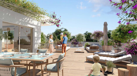 Programme immobilier neuf ALTIS - Castelnau-le-Lez : appartements neufs du 2 au 4 pièces en espace boisé à 15 min de la Comédie (34170) - Référence : 17064