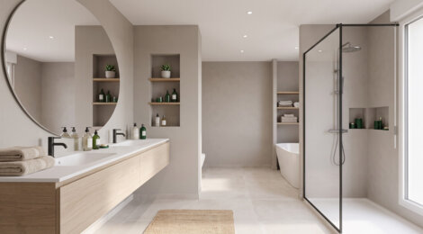 Programme immobilier neuf ALTIS - Castelnau-le-Lez : appartements neufs du 2 au 4 pièces en espace boisé à 15 min de la Comédie (34170) - Référence : 17064