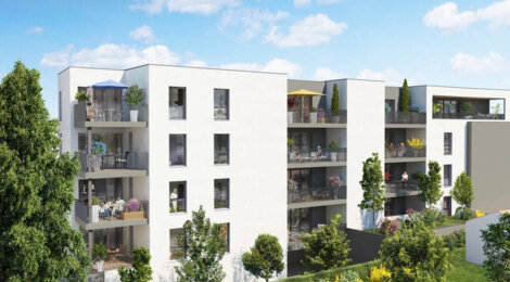 Programme immobilier neuf Les Terrasses de Rochet - Castelnau-le-Lez : Appartements T2–T4 avec balcons, terrasses et jardin paysager proche du tram Charles de Gaulle (34170) - Référence : 5944