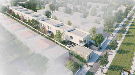 Programme immobilier neuf Les Villas du Lez - Castelnau-le-Lez maisons neuves proche tram L2 et commerces (34170) - Référence : 17183