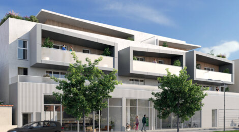Programme immobilier neuf Atelier 13 - Castelnau-le-Lez, résidence neuve proche tram 2 et commerces en métropole montpelliéraine (34170) - Référence : 9079