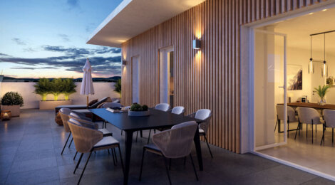 Programme immobilier neuf Atelier 13 - Castelnau-le-Lez, résidence neuve proche tram 2 et commerces en métropole montpelliéraine (34170) - Référence : 9079