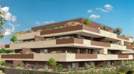Programme immobilier neuf DOMAINE LES LAVANDIERES TR3 (SAS) - Castries : appartements neufs du studio au T4 le long des rives de la Cadoule (34160) - Référence : 9082